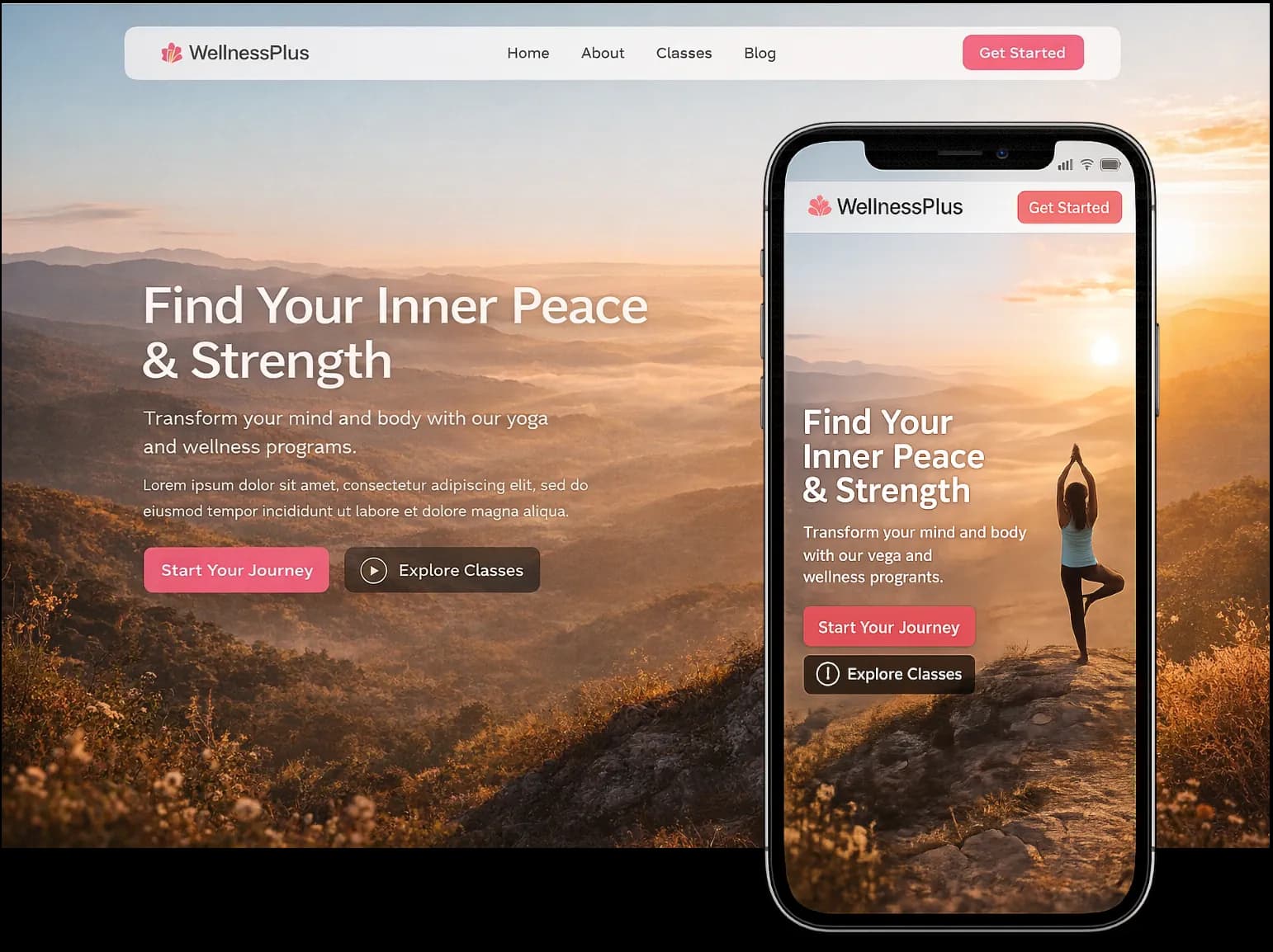 Exemple de site vitrine