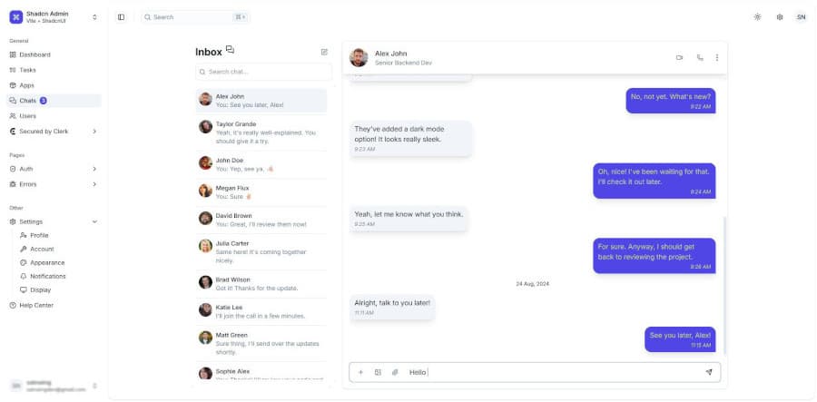 Chat entre usuarios